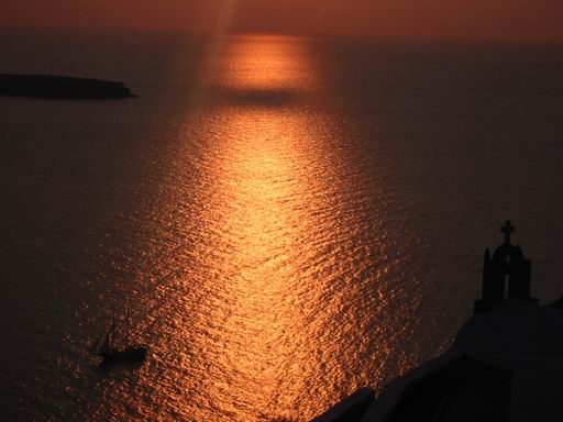 Santorini at Night