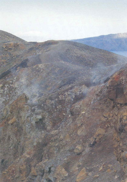 volcanoes santorini nea kameni