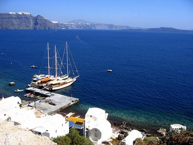 santorini - armeni beach