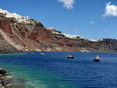 santorini - amoudi beach