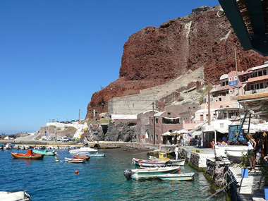 santorini - amoudi beach