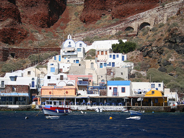santorini - amoudi village