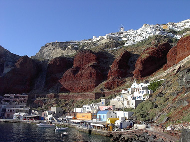 santorini - amoudi village