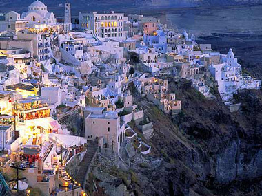 santorini - fira village