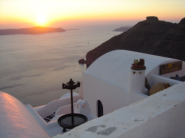 santorini - firostefani village