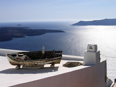 santorini - firostefani village