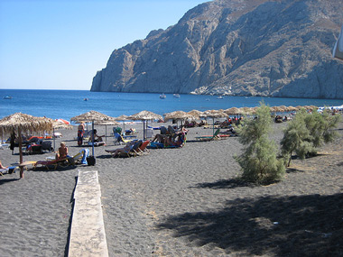 santorini - kamari beach