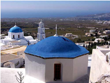 santorini - pyrgos village