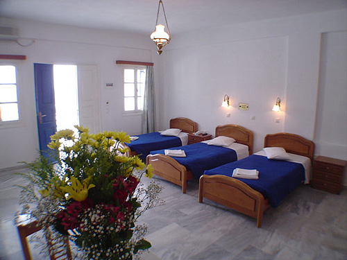 aegean view hotel santorini - aegean view hotel room with kitchenette