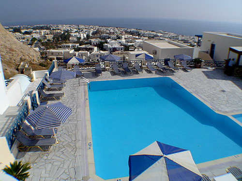 aegean view hotel santorini  - kamari beach hotel aegean view hotel 