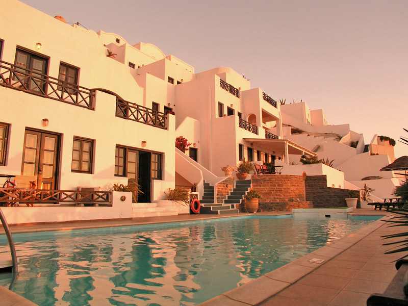 santorini accommodation