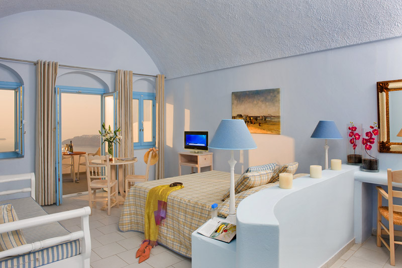 santorini caldera view 
