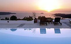 Calderas Lilium Apartment Santorini-
pool
