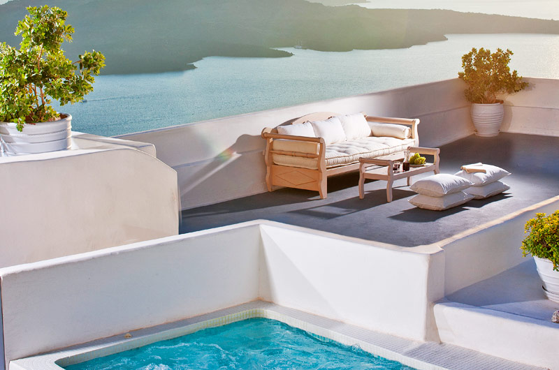 Cliffside Suites- hotels in santorini greece-Cliffside Suites-  unique caldera view
