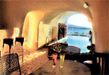 Fanari Villas Santorini pool bar