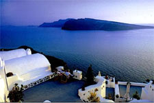 Fanari Villas Santorini view