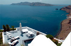 Ikies Traditional houses - Ikies Santoirni View 