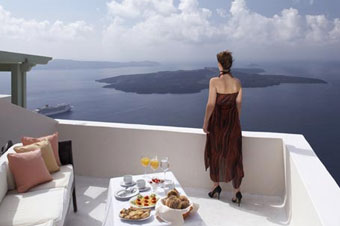 Ira hotel Santorini caldera view hotel