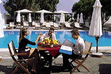 Kallisti Hotel Santorini pool view  -santorini hotels greece