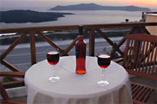 Phillipion Villas santorini evening view
