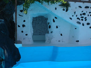 Porto Fira Santorini hotel view