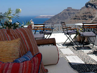 Porto Fira Santorini hotel view