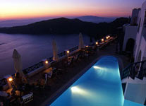 Sunset in Santorini-Regina Mare Villas -caldera view hotels in santorini-santorini hotels