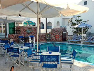 Scorpios Beach Hotel Santorini pool