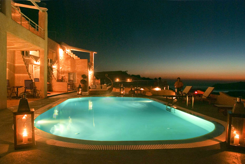 Suites of the Gods hotel santorini Greece - romantic wedding balcony