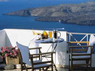 Theoxenia Apartment Santorini view