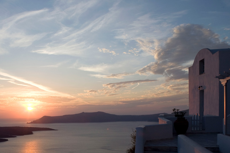 Tzekos villas first class hotel santorini-room with caldera view
