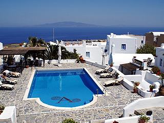Aethrio Hotel santorini Greece Aethrio Hotel pool