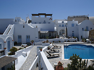 Aethrio Hotel santorini Greece Aethrio Hotel balcony