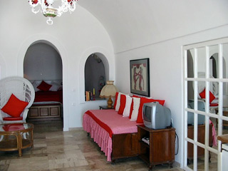 santorini hotel greece-caldera view hotels-lampetia villas room