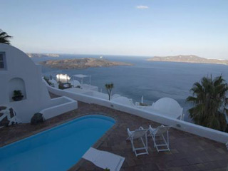 Mill Houses hotel santorini Greece Mill Houses hotel pool view