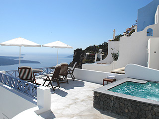 Uranos Houses caldera view -first class hotels santorini