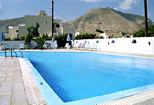 Avra hotel santorini greece-hotels in kamari santorini-pool view