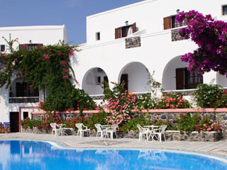 New Haroula hotel-santorini accommodation- New Haroula view