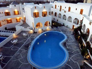New Haroula hotel-santorini accommodation- New Haroula view