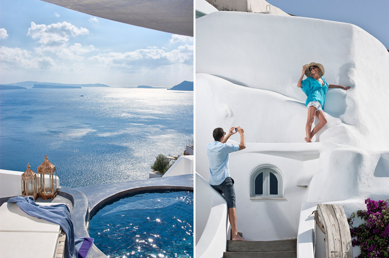 Andronis hotel santorini Greece Andronis hotel breakfast