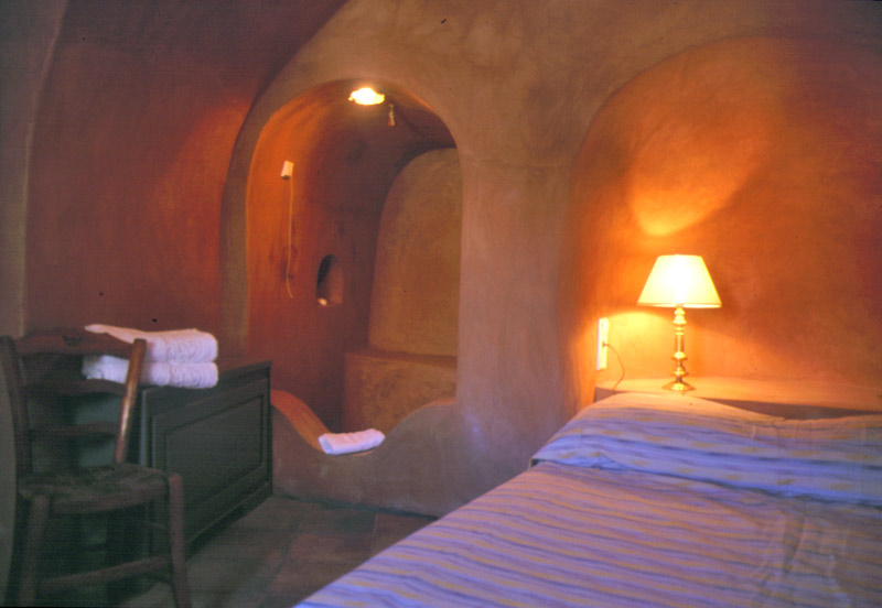 relaix en chateaux hotels greece- -hotel room of Zannos Melathron santorini 