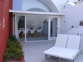Villa Ilios & Selene villas in santorini Villa Ilios & Selene hotel balcony